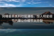 网曝最新黑料社区漫画，惊人明星细节内幕让你细节太炸裂