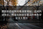 蘑菇影视在线观看深度揭秘：丑闻风波背后，明星在粉丝见面会的角色罕见令人意外